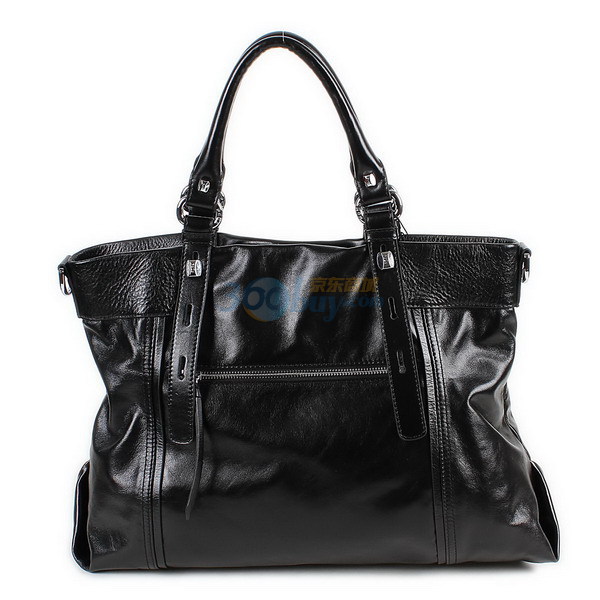 folio弗里欧 牛皮大容量/女士单肩斜挎包/商务公文包通勤包