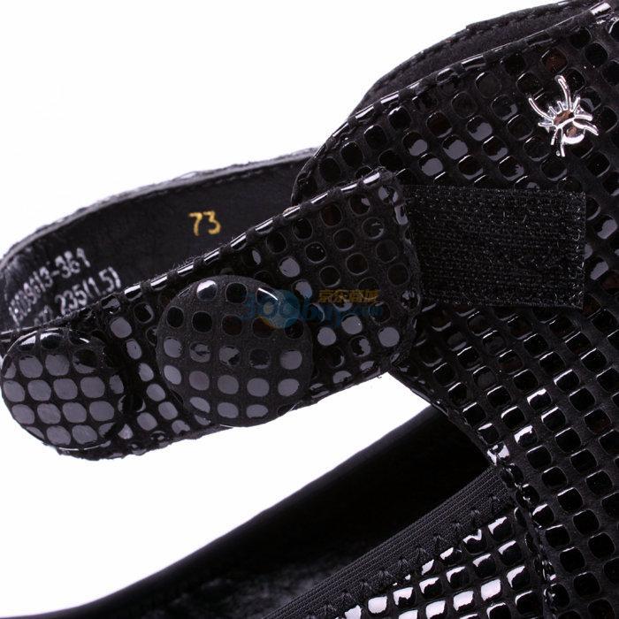 zhizhuwang/蜘蛛王 2011秋季新款 时尚蛇纹皮 中跟女单鞋 8613-361 37