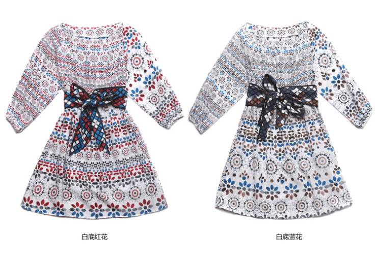 peacebird太平鸟 秋季新品 时尚女装collection拼花形收腰连衣裙al10