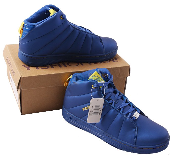 yishion以纯 鞋子男装休闲鞋 10319055 蓝色 38