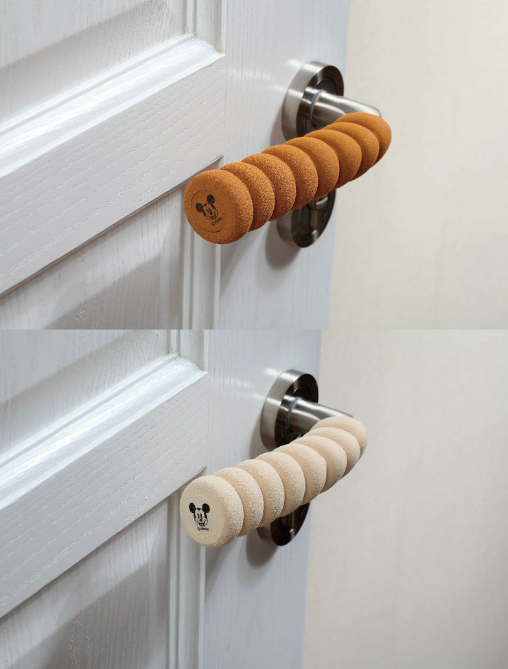 迪士尼宝宝 disneybaby儿童防撞条门把手套 门把手防撞保护套 安全