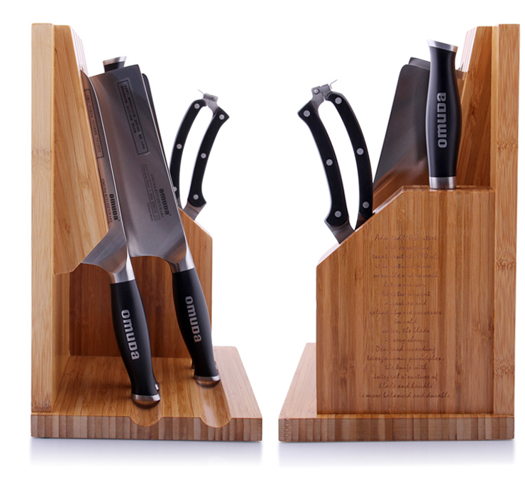 欧美达omuda 厨房用品皇冠7件套 砍骨刀 中式菜刀 厨师刀 三德刀