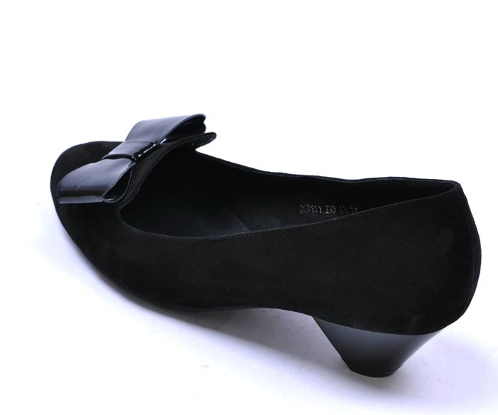 女鞋 高跟鞋 万里-山百惠2013经典百搭进口磨砂羊皮.