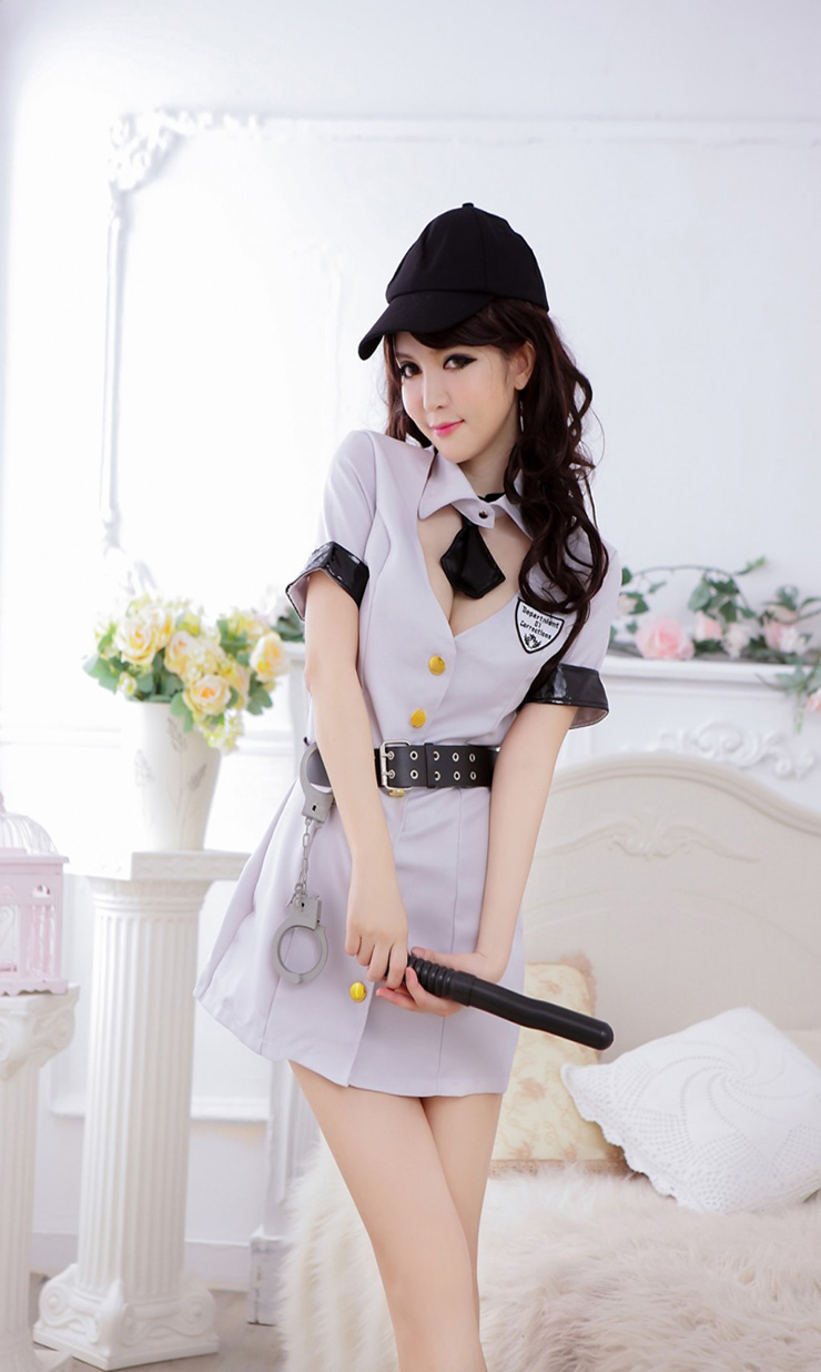 舒丽情趣内衣 女警制服诱惑套装 成人用品