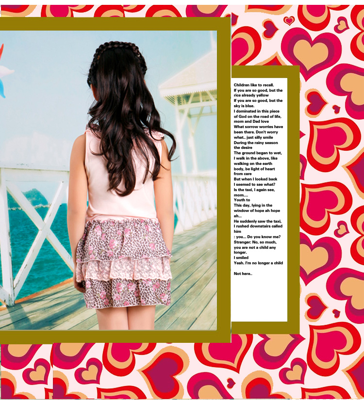 空中天使(angelsky)空中天使童装夏装女童连衣裙裙子 292378 蓝色 110