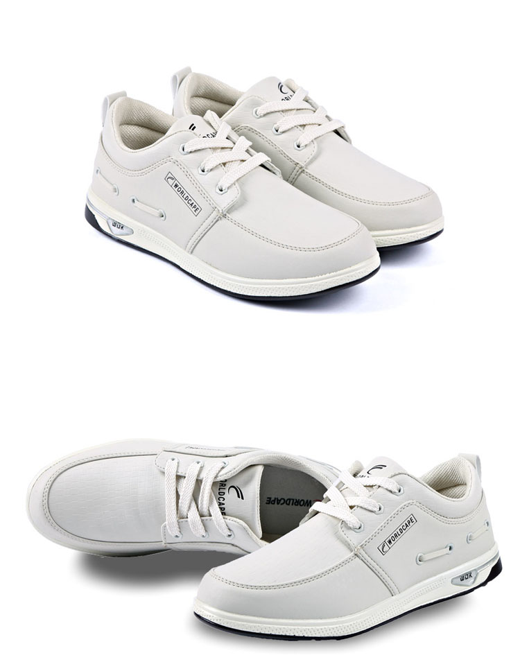 鸿星沃登卡 男士 超纤/太空/pu 休闲鞋 x92515p 深棕 44