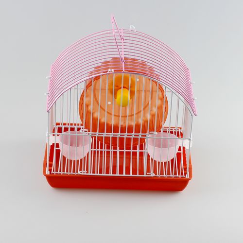 small feet迷你便携式仓鼠笼csl-001 红色圆顶
