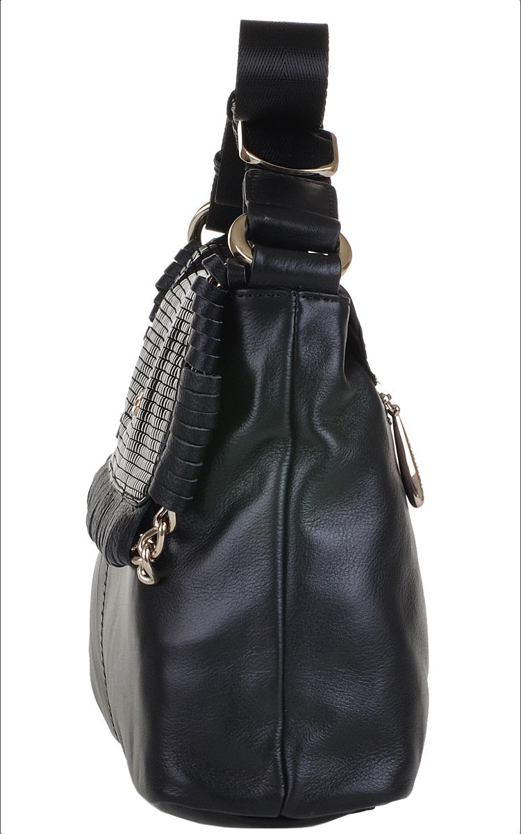 英国保罗polomeisdo2013新款牛皮女包斜挎包单肩包女士ap66376-5a2 黑