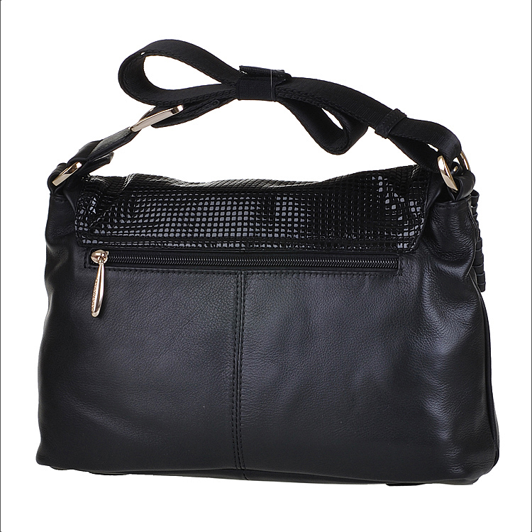 英国保罗polomeisdo2013新款牛皮女包斜挎包单肩包女士ap66376-5a2 黑