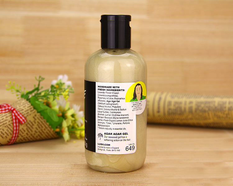 英国正品lush露诗veganese草本护发素250g适合中油性发/清爽轻薄