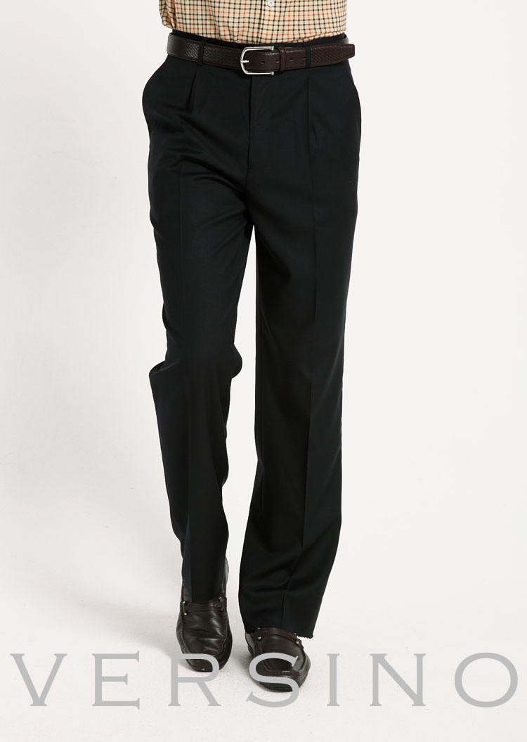 秋冬新品 商务休闲正装羊毛涤纶混合材质弹性好防皱男士长西裤 ppat-t