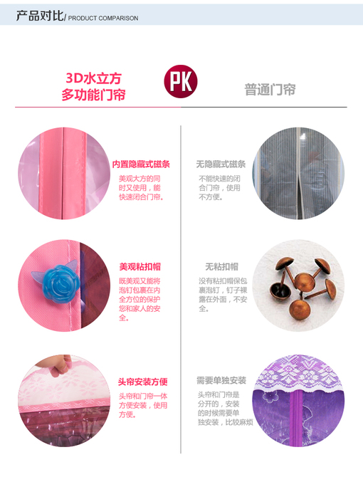 看了又看 空调门帘磁性纱门帘隔断EVA水立方防风防蚊保暖保温厨房油烟 100*200CM 蓝色 100CM*200CM