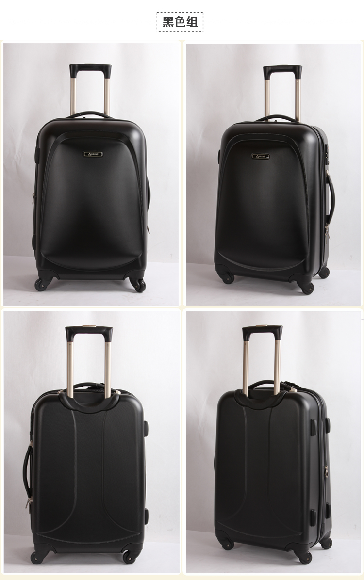 银座 正品拉杆箱旅行箱行李箱登机箱 abs时尚硬箱 橙色 19寸