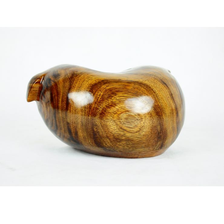 柳缘逸轩 铁梨木存钱罐福猪红木工艺品商务礼品 红色大号