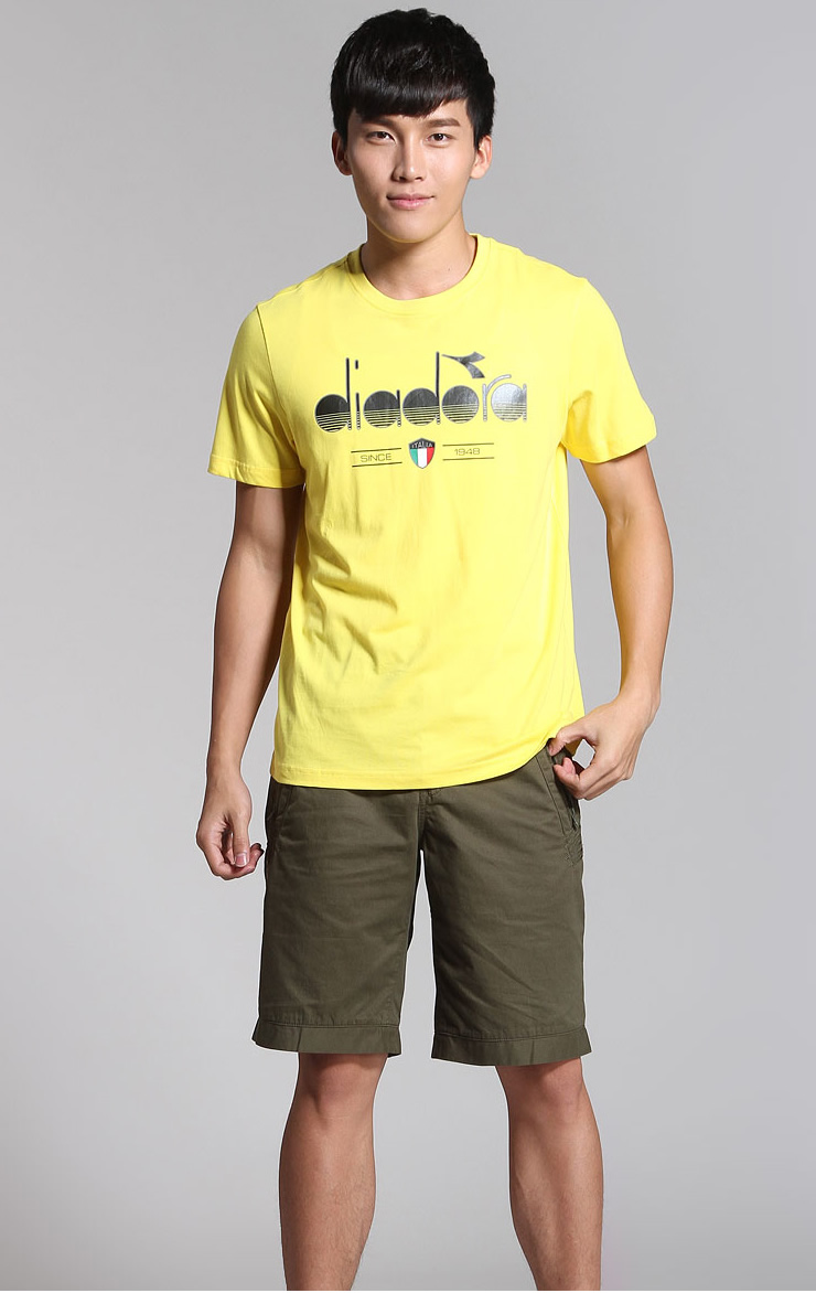 无货断码清仓 迪亚多纳diadora 夏装热卖男士春夏短袖t恤 12380303