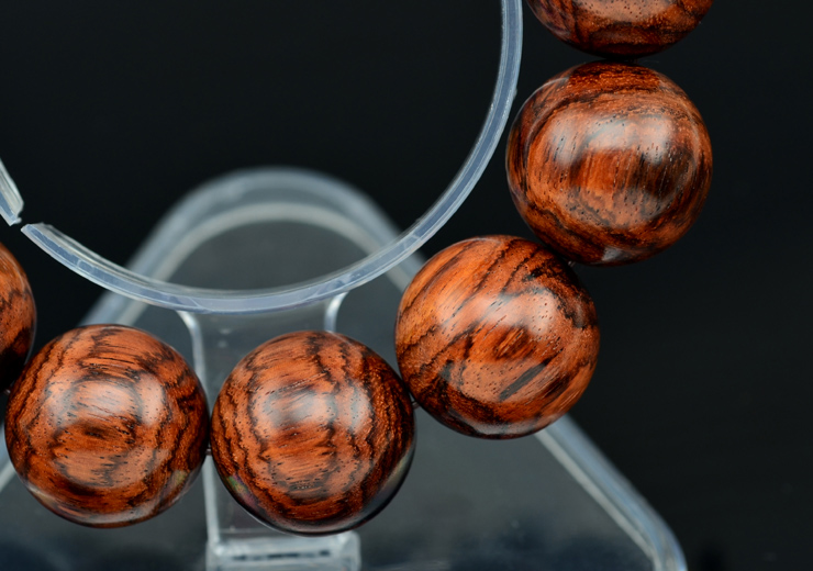 鸿木斋 海黄手串20鬼脸全品海南正宗黄花梨老料鬼脸佛珠手链手串念珠