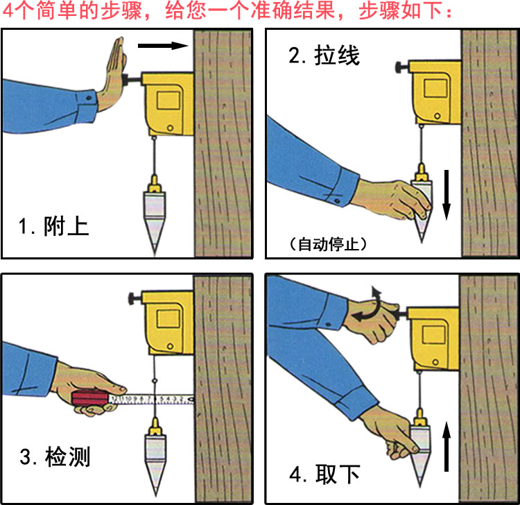 吊线锤使用技巧图解图片