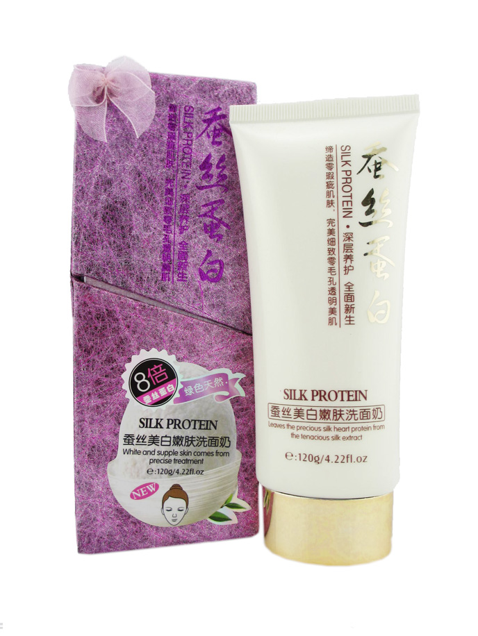 一枝春 蚕丝美白嫩肤 滋养紧致洗面奶120g(硬盒) 9443