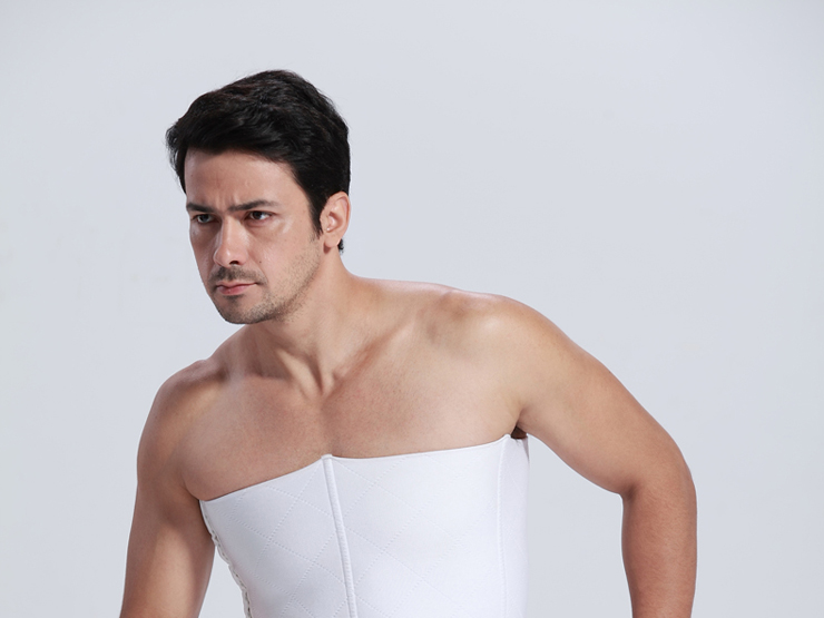 insmanx 男士塑身衣男款束胸 无缝可调节收胸瘦胸大