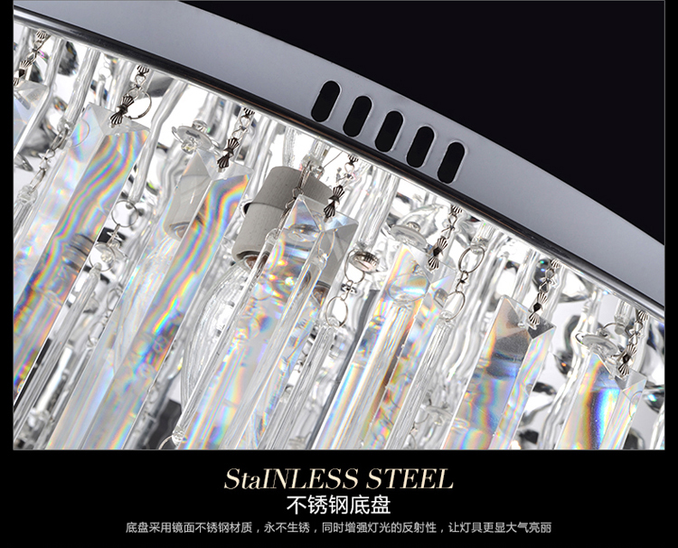 佐慕客厅灯LED吸顶灯水晶灯卧室灯具灯饰1838 大号直径80CM