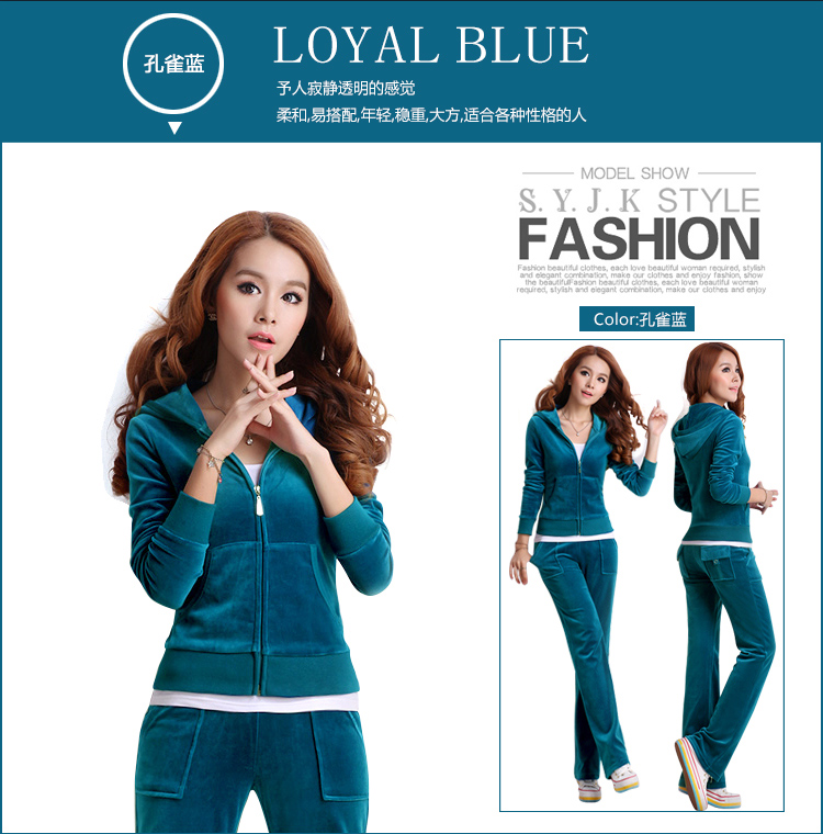 LA洛安尼 秋冬季新款卫衣天鹅绒金丝绒韩版休闲瑜珈运动服套装女胖mm大码女904 特惠 炭灰色 XXXL