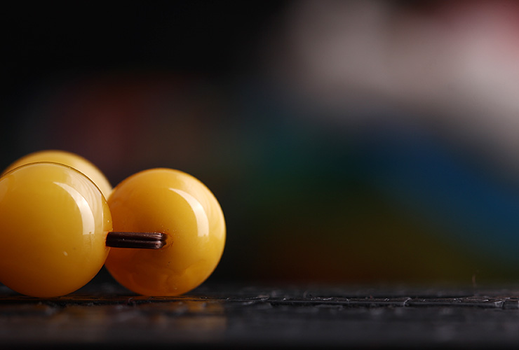 如意藏 极品高密度鹅黄料蜜蜡手手链 10-10.5mm念珠手串 l2