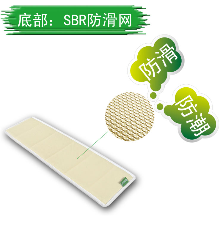 琪莎慢回弹记忆棉护肘垫 电脑护腕护手肘垫鼠标垫 趴睡垫 记忆棉手枕 绿色 58*17*1cm