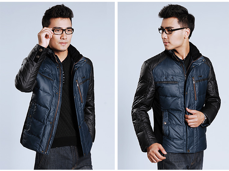 货到付款杉杉集团授权品牌菲莱威尔男士短款羽绒服 男装羽绒衣冬装