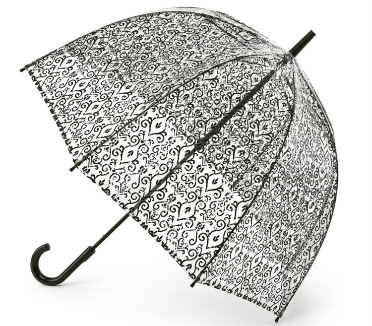 fulton富尔顿2013秋冬新款透明鸟笼伞 独家创意神秘女士面具花色伞aw