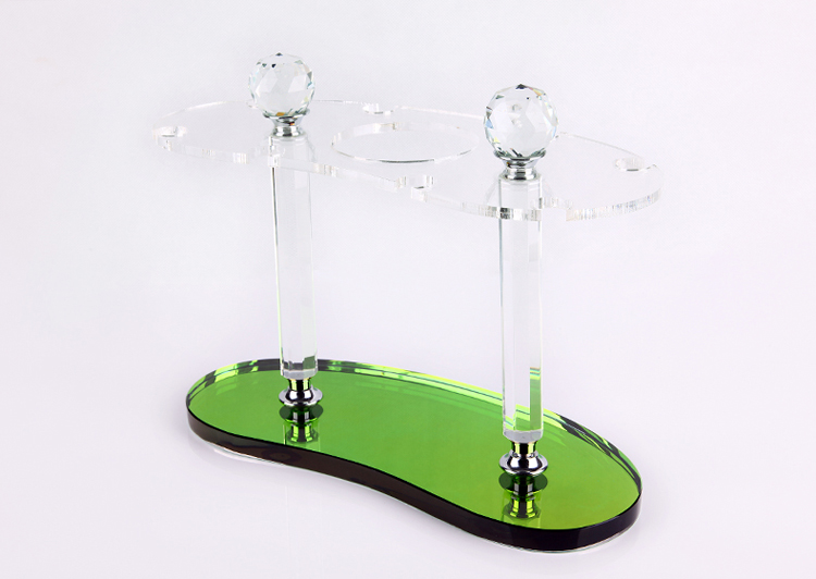 
                                        桌面水晶红酒架  酒柜玄关摆件 葡萄酒杯架创意欧式杯架 倒挂杯架摆件 心形                