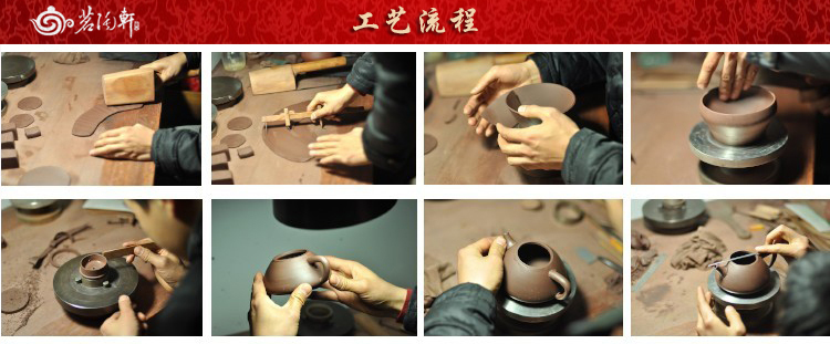 茗陶轩 紫砂壶 宜兴原矿茶壶  民间老货开门上釉紫砂茶叶罐/不多见值得收藏/