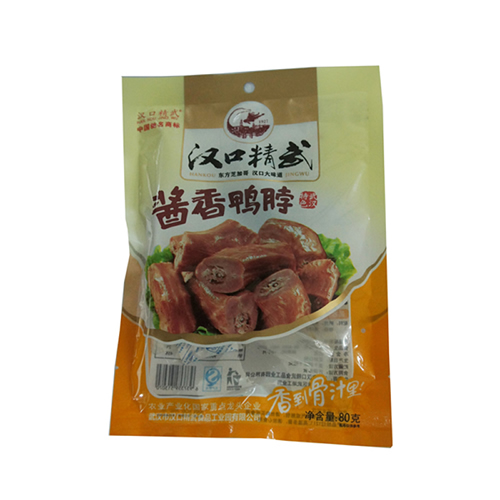 汉口精武 80g酱香真空精包装鸭脖 超优惠精武鸭脖