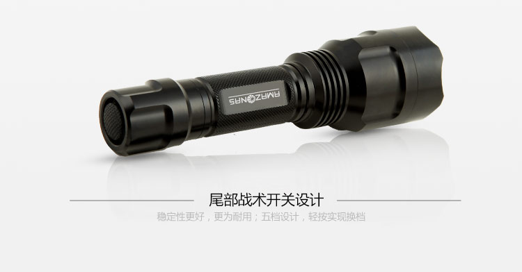 亚马逊应急灯照明LED强光手电筒充电远射防水家用消防手电A15