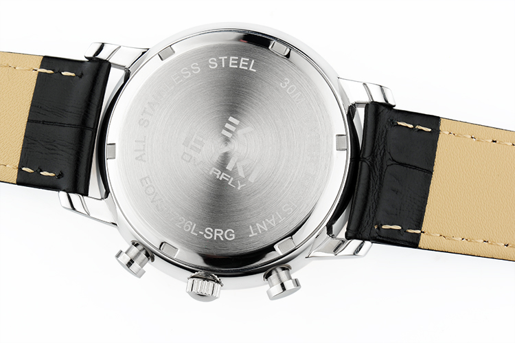 艾奇eyki 时尚魅力男士表 罗马日历星期三眼手表 个性皮带表 8726