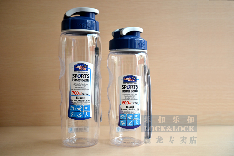 
                                                                                乐扣乐扣 LOCK杯子运动塑料便携水杯创意防漏杯随手杯茶杯HPP721T HPP722NT透明有网700                