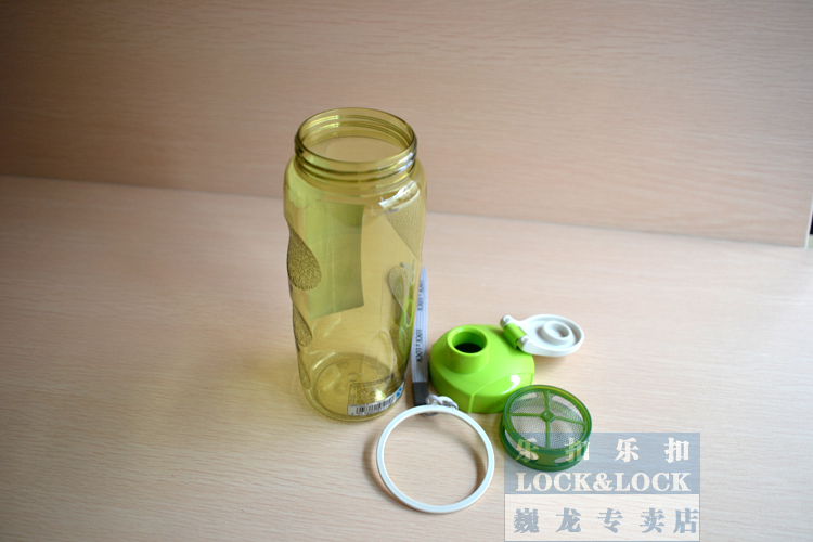 
                                                                                乐扣乐扣 LOCK杯子运动塑料便携水杯创意防漏杯随手杯茶杯HPP721T HPP722NT透明有网700                
