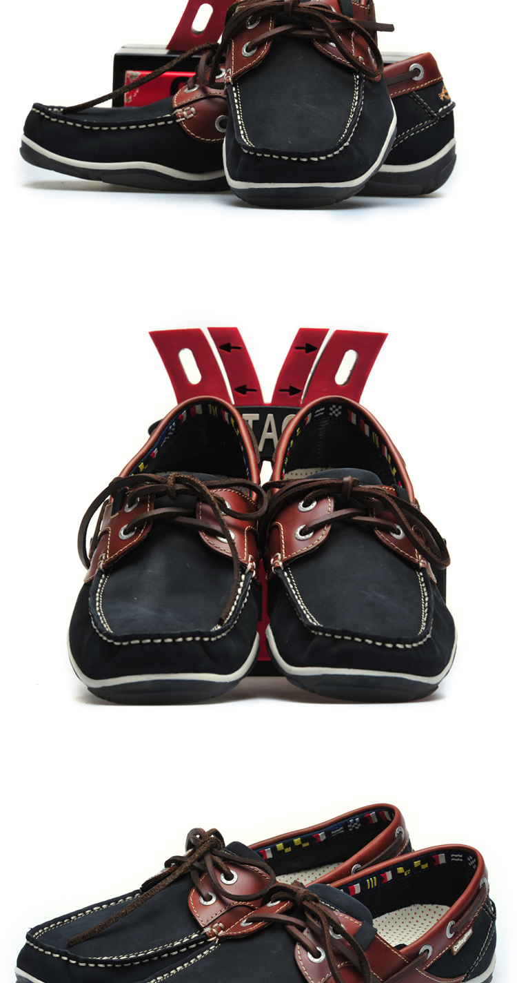 callaghan卡拉汉春夏帆船鞋男英伦真皮休闲皮鞋透气时尚潮西班牙进口