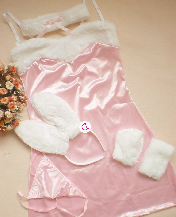 情趣内衣兔子装-兔玲珑-兔兔装超值6件套制服诱惑角色扮演 夜店ds