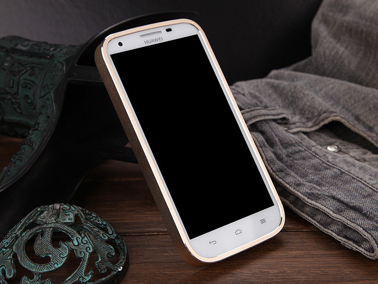 luphie 华为麦芒2金属手机壳 华为b199超薄金属边框加金属后盖保护套