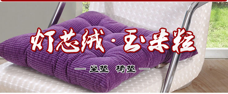 优一佳家纺 纯色麂皮绒磨毛坐垫汽车坐垫 椅垫坐垫 洋气灰 磨毛坐垫40x40