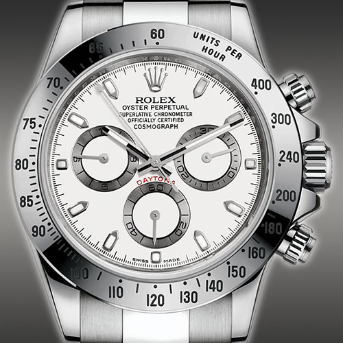 劳力士rolex 迪通拿系列机械男表116520-78590白