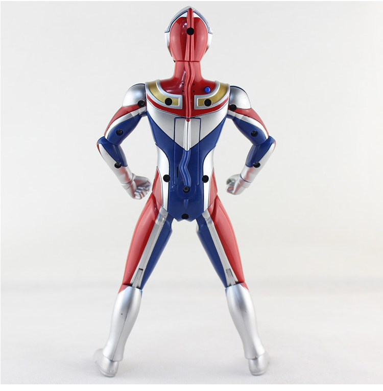 正版万代奥特曼玩具 戴拿奥特曼13关节可动 加厚 发光发声 强壮型