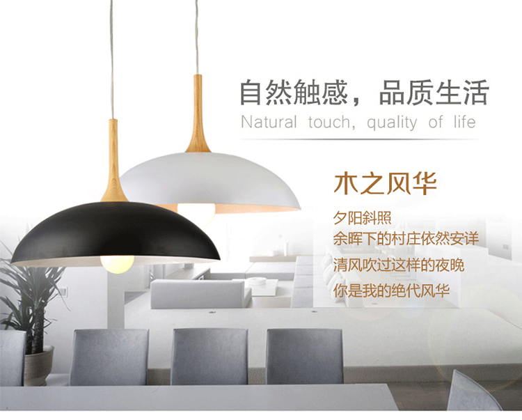 琪朗 吊灯餐厅灯 现代简约led卧室灯温馨 MD14028003-1A