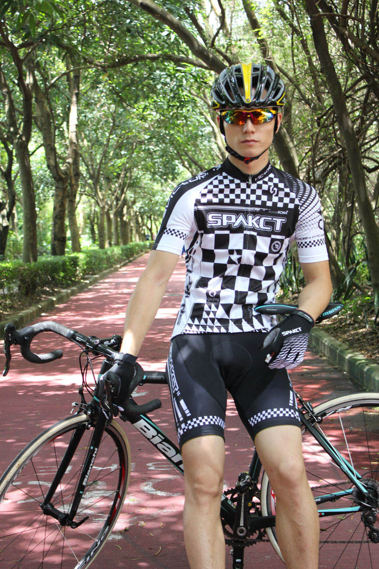 思帕客spakct 夏季透气男士5分骑行短裤 s13t10b博胜2代5分骑行裤