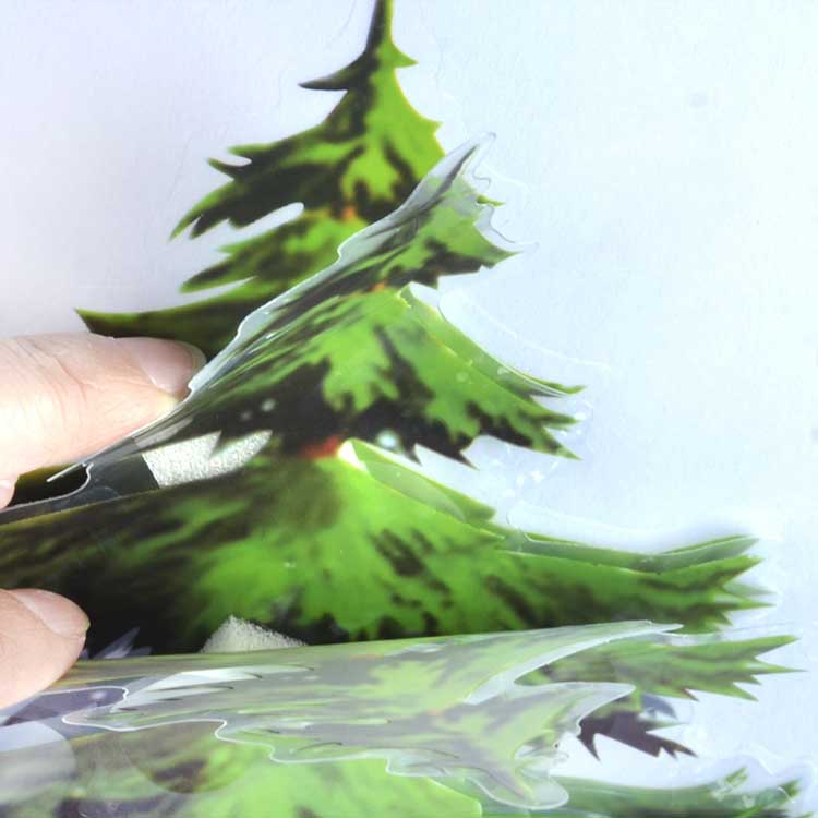 俊艺3D立体墙贴 墙贴画 装饰贴可移除 卧室儿童房背景墙 防水墙贴纸墙壁贴 KITTY 猫