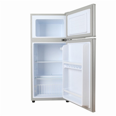 日普bcd-118双温冰箱118升(拉丝银)