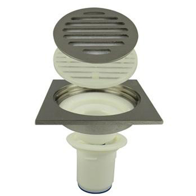 潜水艇(submarine) ltf50-10 自动密封式四防地漏 亚银拉丝面