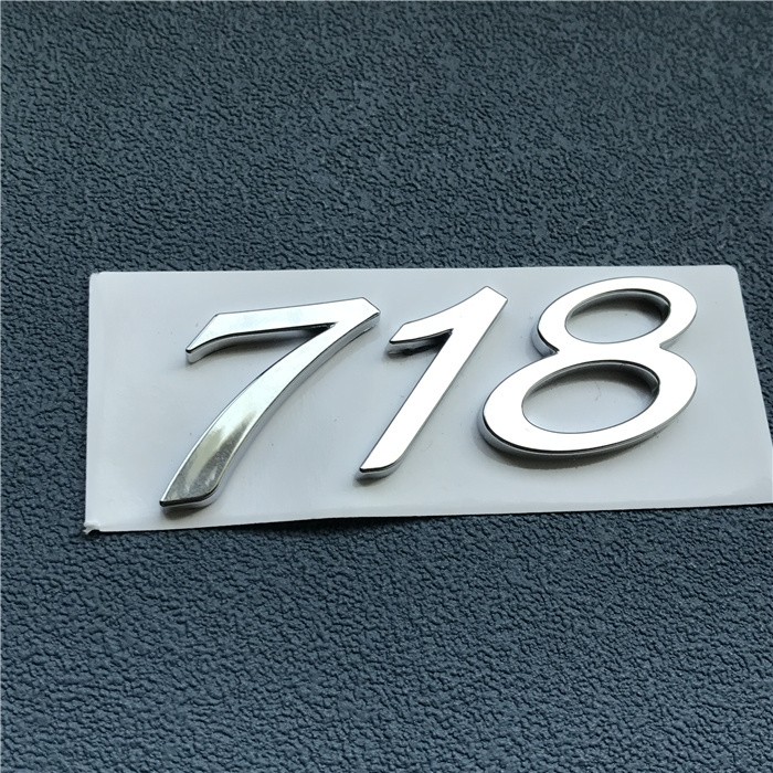 适用于保时捷车标porsche字母卡曼字标718caymanst后尾门标gts英文字