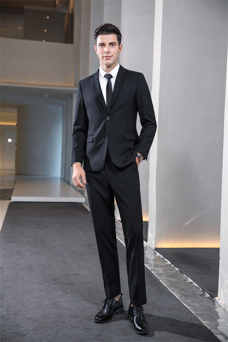 奢侈贵族milaiboos西服套装男男士品牌商务正装宴会西装男修身西服