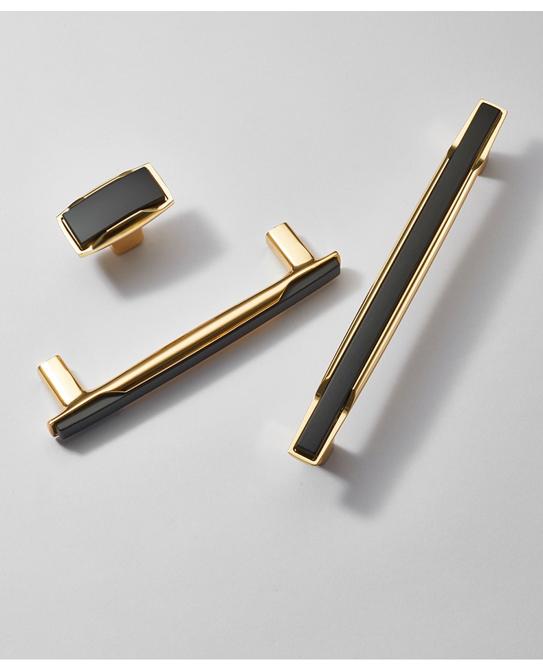 卡贝柜门拉手现代简约双拼轻奢橱柜衣柜把手柜子抽屉拉手家具家用五金